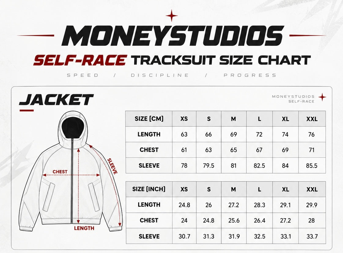 SELF RACE TRACK JACKET