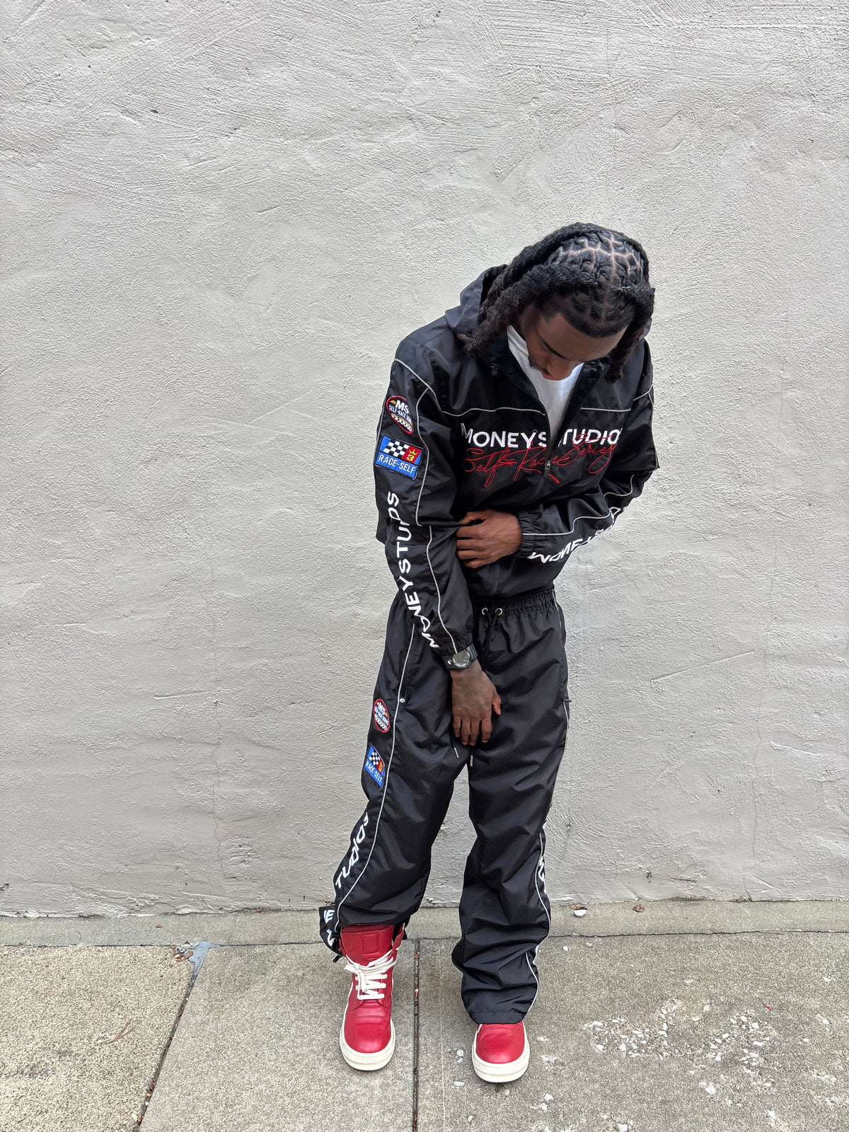SELF RACE TRACK JACKET